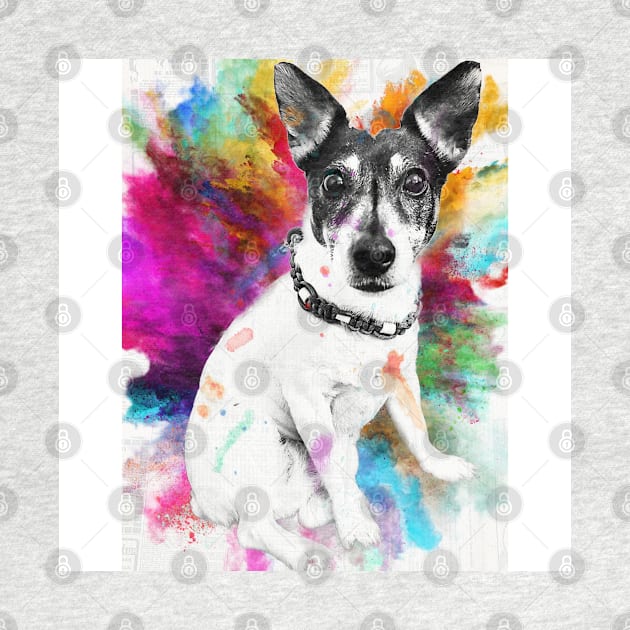 Jack Russell pop art by Noamdelf06